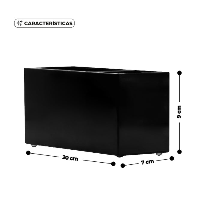 Contenedor Acrilico 3 Secciones
