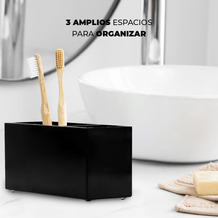 Contenedor Acrilico 3 Secciones