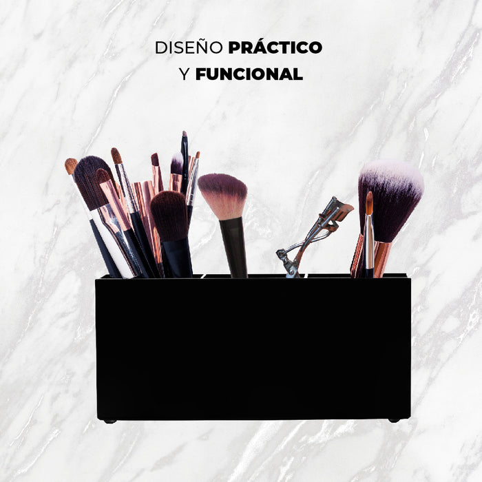 Contenedor Acrilico 3 Secciones