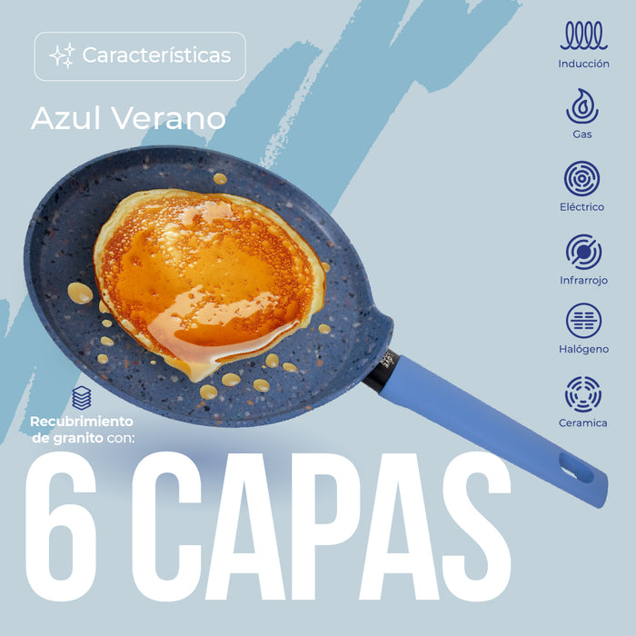 Love Cook Sartén Crepera Línea IH Venecia 26cm- Queen Sense