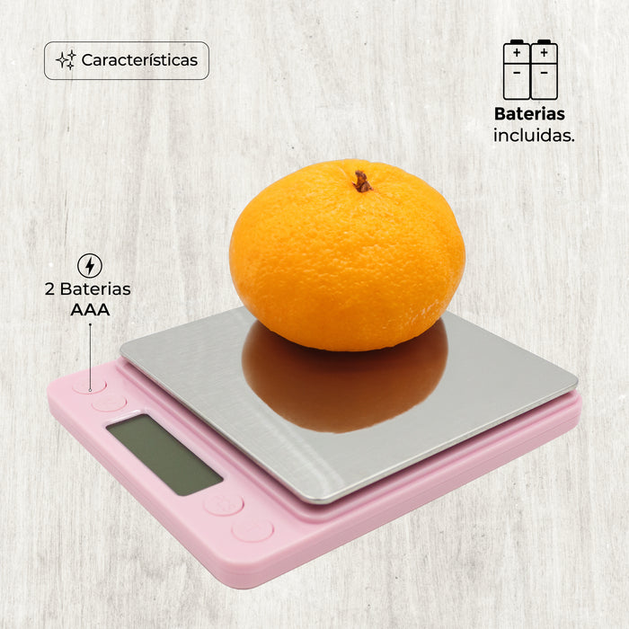 Báscula Gramera Digital Portátil 0.1g a 2 Kg C/Tara