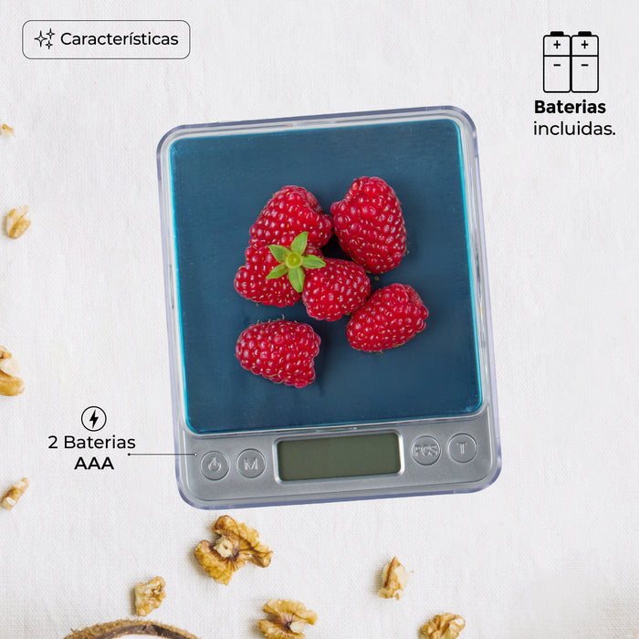 Báscula Gramera 500g/0.01g Digital Precisión Tara Unidades