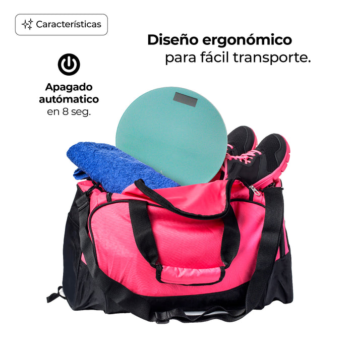 Báscula Personal Digital Vidrio Templado 180kg Baterias