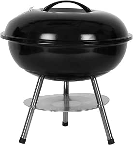 Asador de Carbón Portátil de Mesa Queen Sense 38 cm - Parrilla Compacta