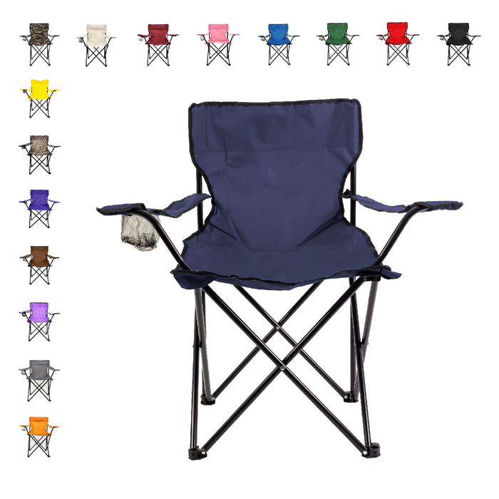 Set 4 Sillas Plegables Para Camping y Exteriores