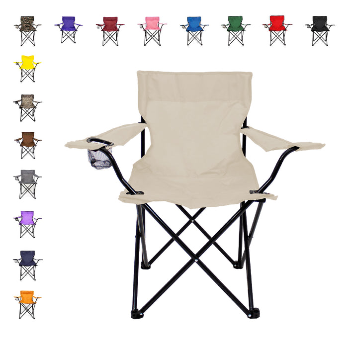 Set 8 Sillas Plegables para Camping y Exteriores