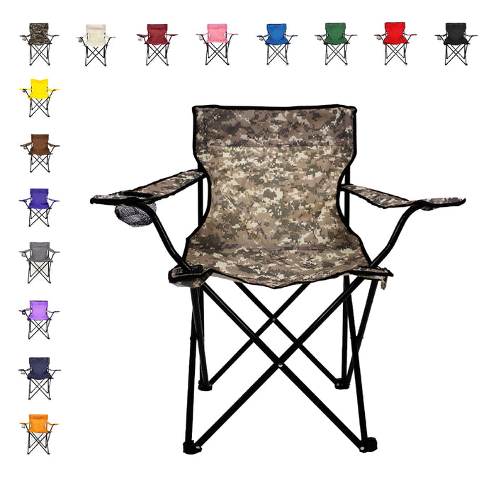 Set 4 Sillas Plegables Para Camping y Exteriores