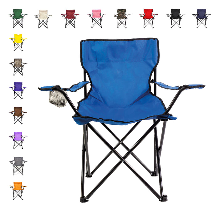 Set 4 Sillas Plegables Para Camping y Exteriores