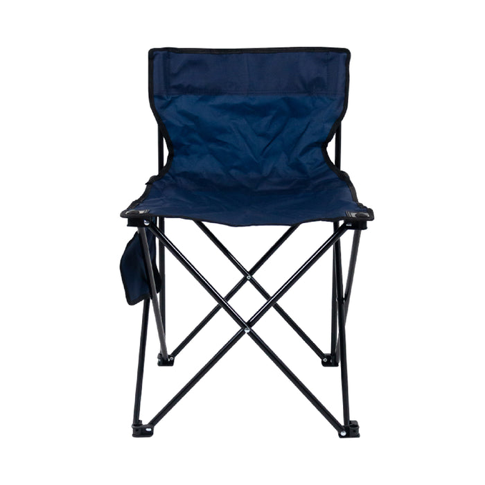 Silla de Camping Plegable con Bolsillo Lateral