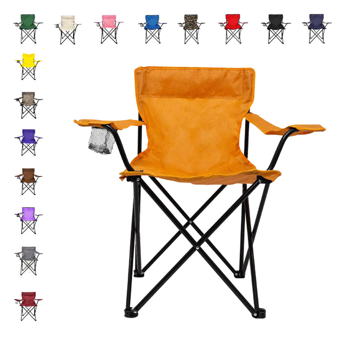 Set 4 Sillas Plegables Para Camping y Exteriores