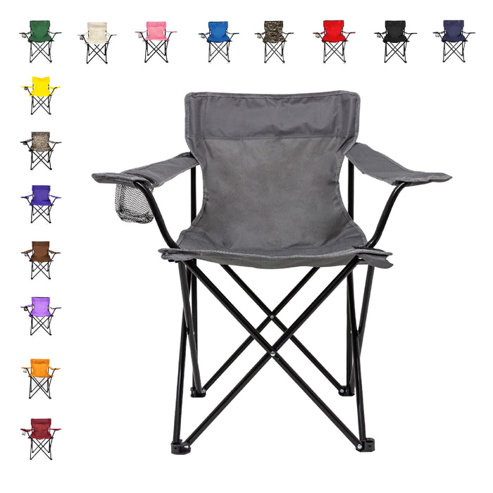 Set 4 Sillas Plegables Para Camping y Exteriores