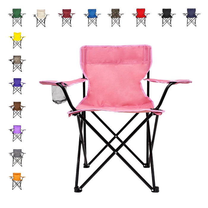 Set 4 Sillas Plegables Para Camping y Exteriores