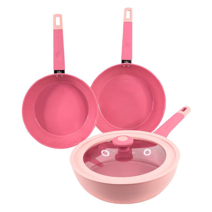 Love Cook Juego de Woks Línea IH Berlín 4 Pzas - Queen Sense