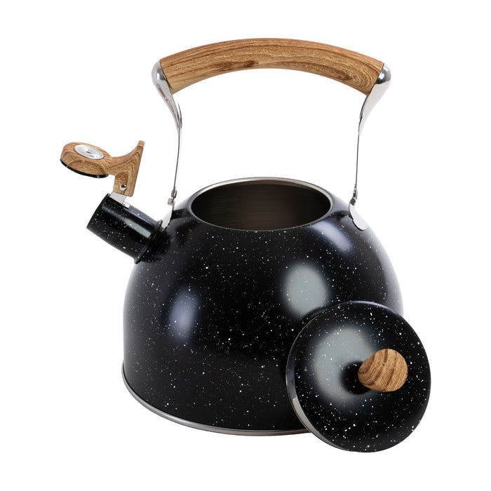 Tetera Silbadora 3L Acero Inox Mármol Mango Ergonómico