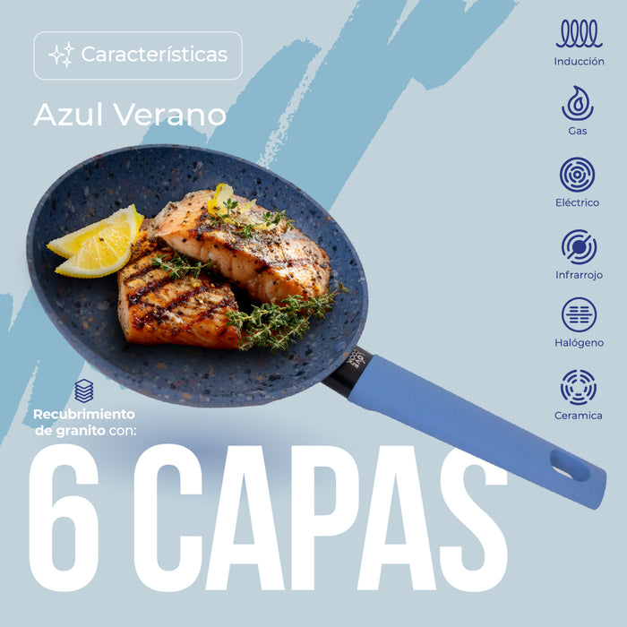 Love Cook Sartén Línea IH Venecia 28 cm- Queen Sense