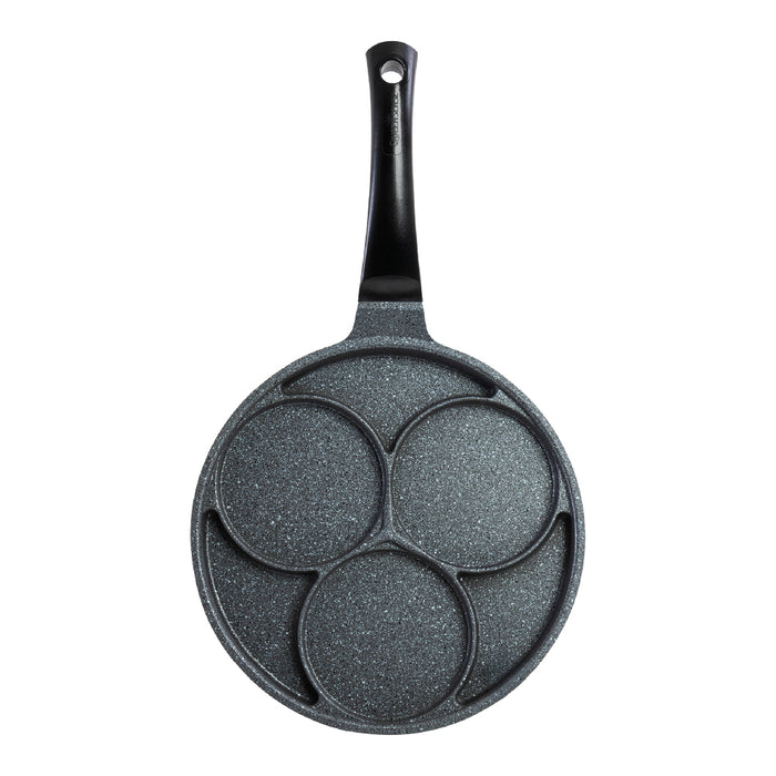 Queen Sense Sartén Seoul 3 Divisiones 26 cm - Mármol Gris
