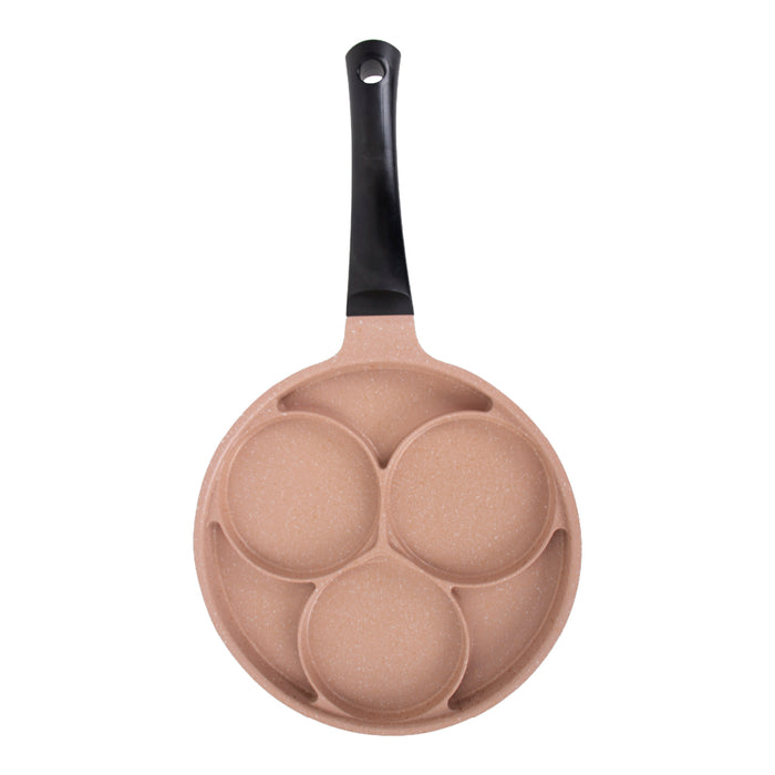 Queen Sense Sartén Seoul 3 Divisiones 26 cm - Mármol Gris