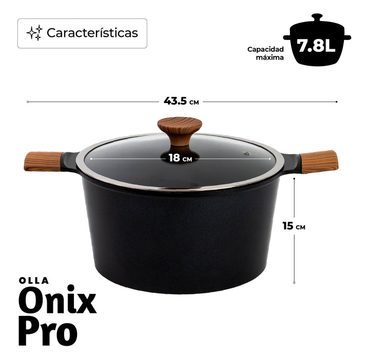 Olla Antiadherente 28cm 7.8L Kitchen Art | Queen Sense
